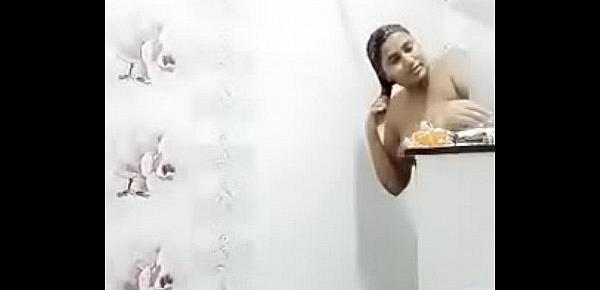  Swathi naidu latest bath video part-4